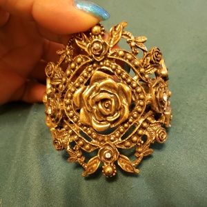 Beautiful flower cuff bracelet